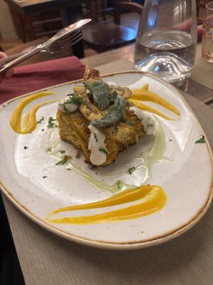 Lasagna   at Rifugio Romano in Rome