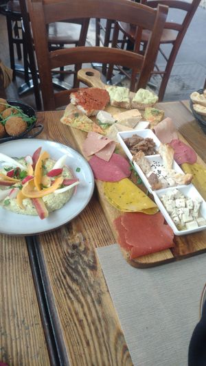 Antipasto at Rifugio Romano in Rome