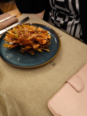 Carciofo alla giudia at Rifugio Romano in Rome