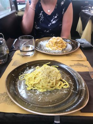 Carbonara! at Rifugio Romano in Rome