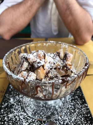 vegan dessert at Rifugio Romano in Rome