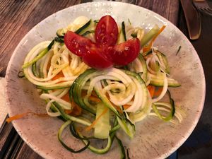 Salad at Rifugio Romano in Rome