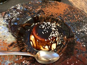 Panna Cotta at Rifugio Romano in Rome