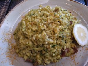 Vegan Risotto at Rifugio Romano in Rome