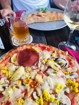 Vegan Pizza at Rifugio Romano in Rome