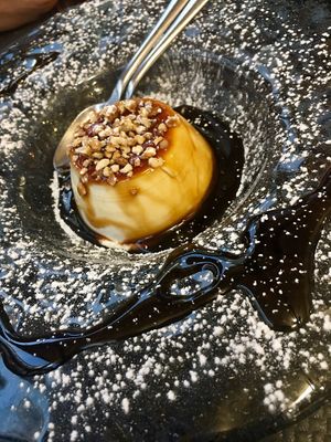 Panna cotta at Rifugio Romano in Rome