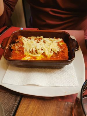 Mini Lasaña del dia at Rifugio Romano in Rome