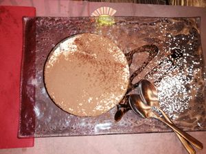 Vegan tiramisù at Rifugio Romano in Rome