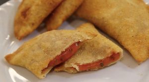 Sofficini vegan (Deep fried with tomato and mozzarella) at Rifugio Romano in Rome