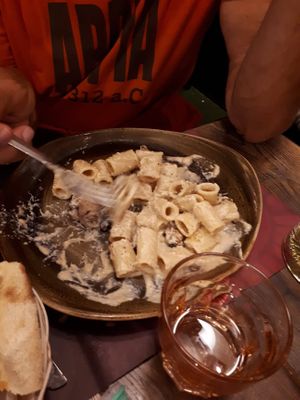 Cacio e pepe! at Rifugio Romano in Rome