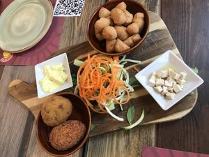 Vegan starters for two  at Rifugio Romano in Rome