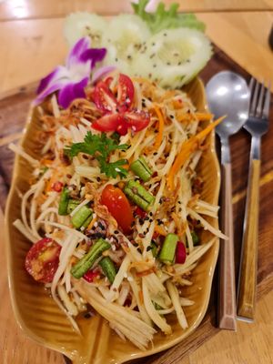 Papaya salad at Pure Vegan Heaven - Chalong  in Phuket