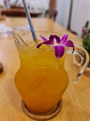 Ginger & turmeric lemonade at Pure Vegan Heaven - Chalong  in Phuket