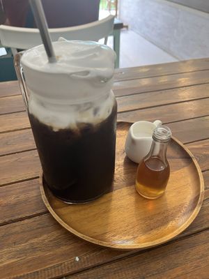 Iced Thai coffee   at Pure Vegan Heaven - Chalong  in Phuket
