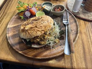 Pita with mushrooms  at Pure Vegan Heaven - Chalong  in Phuket