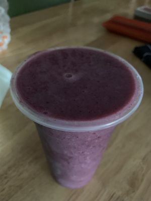 Banana berrie smoothie   at Pure Vegan Heaven - Chalong  in Phuket