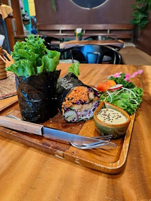 Nori tofu wrap at Pure Vegan Heaven - Chalong  in Phuket