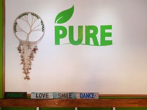 Restaurant interior & gorgeous dreamcatcher  at Pure Vegan Heaven - Chalong  in Phuket