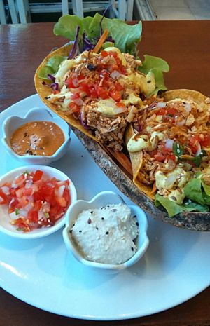 corn flour tacos at Pure Vegan Heaven - Chalong  in Phuket