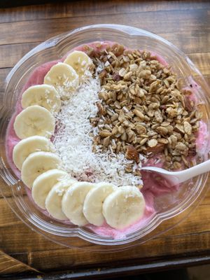 Pitaya Bowl  at Sun & Soil Juice Company in Sacramento