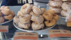 baby glazed, naked mini at Mighty-O Donuts - Capitol Hill in Seattle