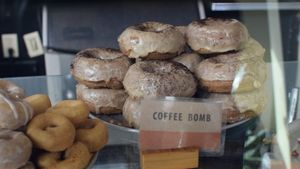 coffee bomb at Mighty-O Donuts - Capitol Hill in Seattle