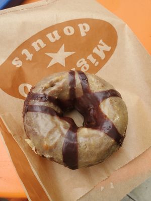 chocolate and peanut butter donut at Mighty-O Donuts - Capitol Hill in Seattle
