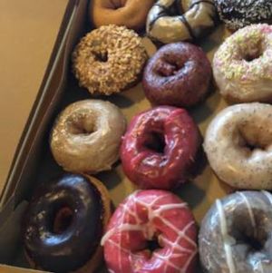 vegan donuts  at Mighty-O Donuts - Capitol Hill in Seattle