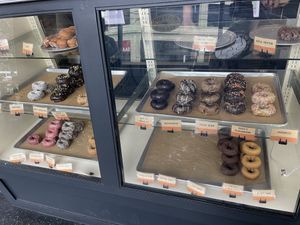 selection (around 11:15 on a Friday)   at Mighty-O Donuts - Capitol Hill in Seattle