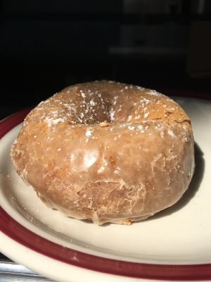 French toast donut the best donut I’ve had so fluffy  at Mighty-O Donuts - Capitol Hill in Seattle