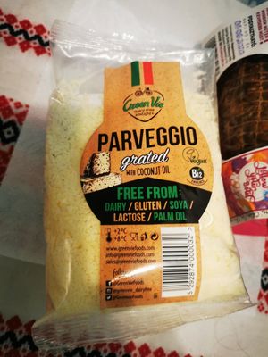 Vegan grated cheese at Bulk Shop in Budapest