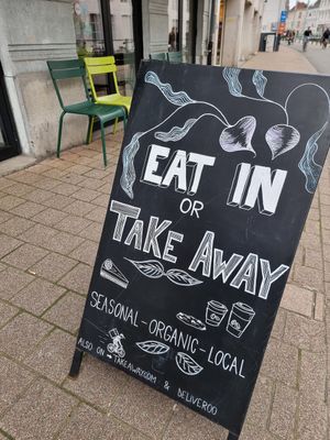 Street sign at PLUS in Ghent