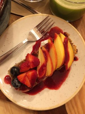 Banana bread at PLUS in Ghent