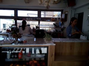 Front Counter at Re:Nature Organic Cafe in Tokyo