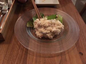 potato salad 900yen at Re:Nature Organic Cafe in Tokyo