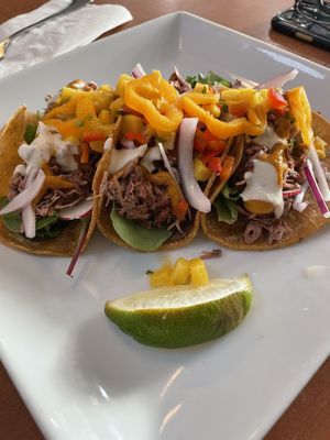 Habanero tacos always great  at Cafe Wylde in Everett