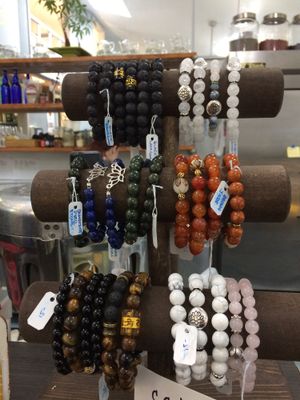 pretty things for sale at the counter at Cafe Wylde in Everett