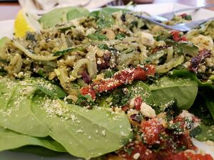 pesto pasta! at Cafe Wylde in Everett