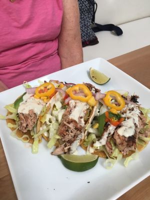 Peach Habanero Taco at Cafe Wylde in Everett