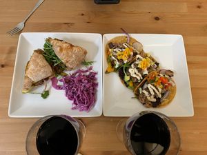 Tacos a BBQ  at Cafe Wylde in Everett