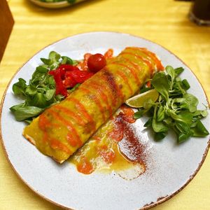 Breakfast burrito at Fig in Hvar