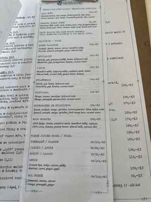   at Herbivore in Prague