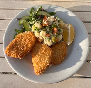 Celerový řízek  at Herbivore in Prague