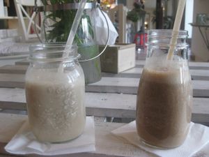 Smoothies at Herbivore in Prague