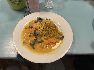 Daily menu dish  at Herbivore in Prague