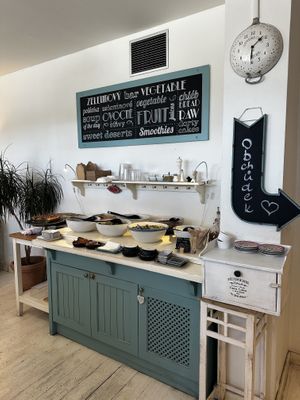 Little olive shop  at Herbivore in Prague