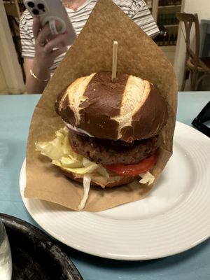 Beyond burger   at Herbivore in Prague