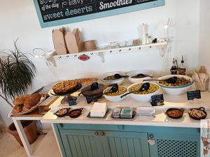 Buffet at Herbivore in Prague