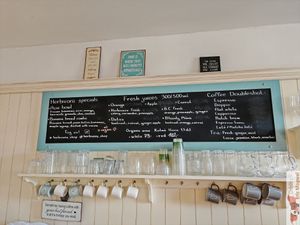 Menu at Herbivore in Prague