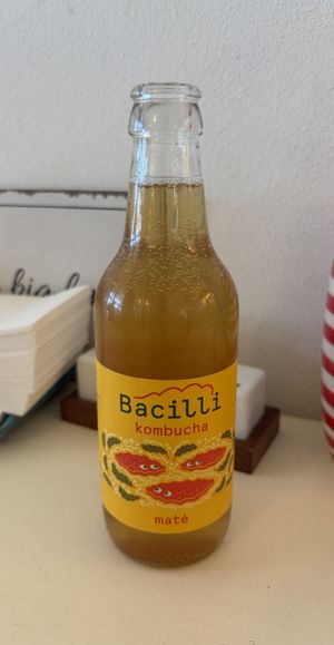 maté kombucha!  at Herbivore in Prague